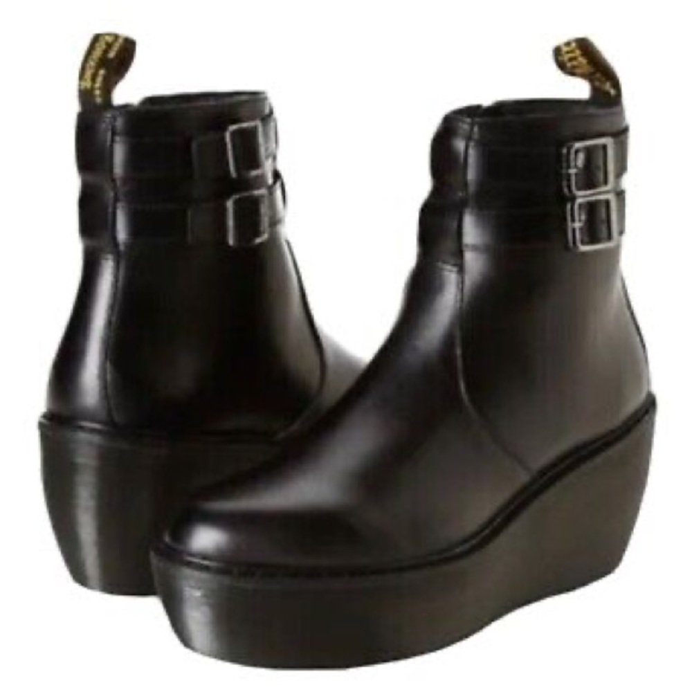 Dr martens catlin wedge side zip boots
